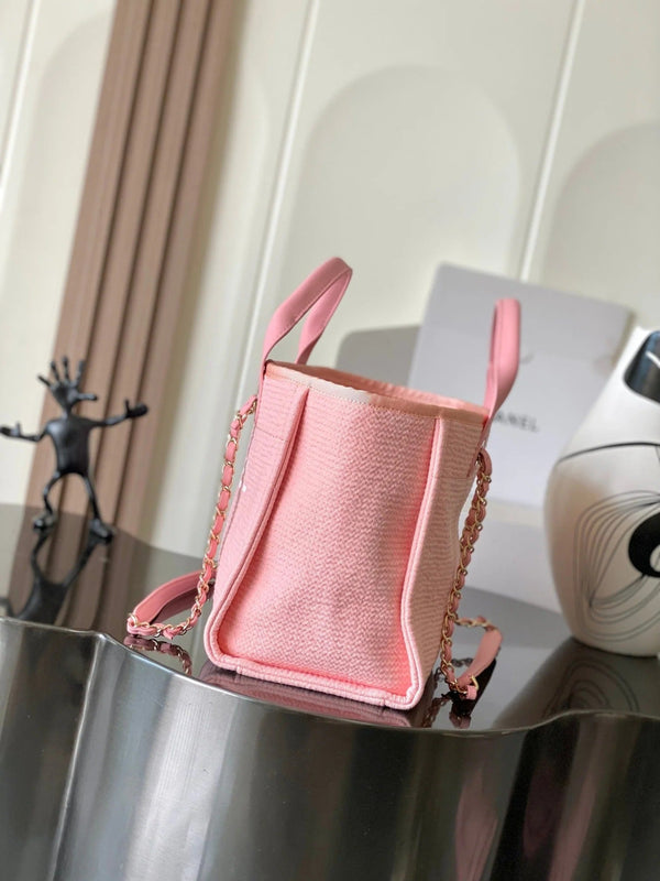 CC 2026 Deauville Bag Pink Canvas