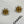 Chanel 2026 Double C Gold Bean Pearl Sunflower Earrings