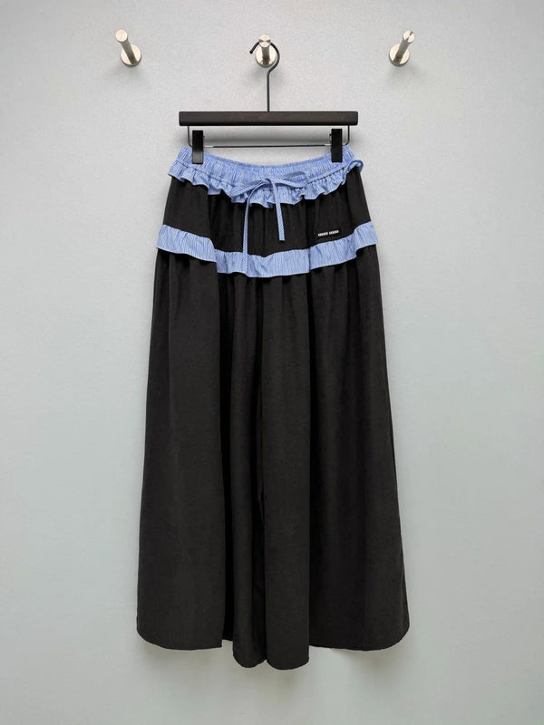 Miu 2026 Striped Trouser Polyester Nylon 420371