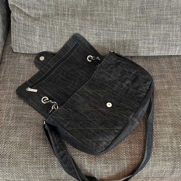 CC 2026 Stretch Spirit Messenger Bag Black Denim