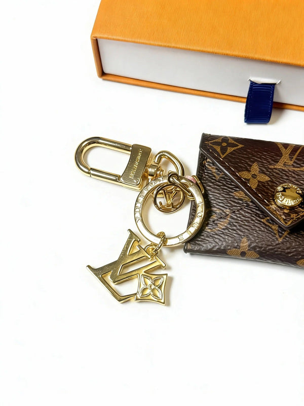 LV Bag Charm With Gold Logo