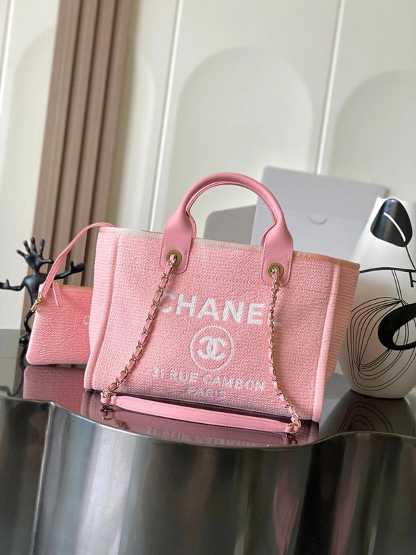 CC 2026 Deauville Bag Pink Canvas