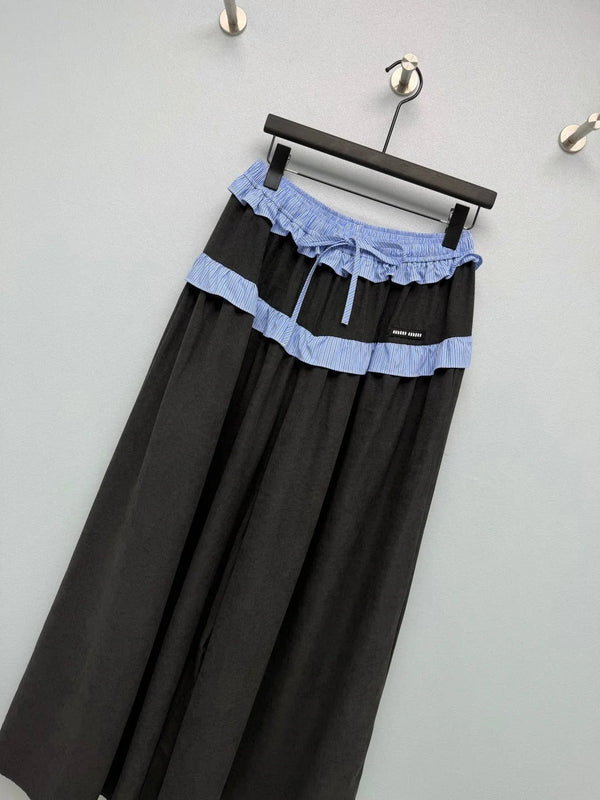 Miu 2026 Striped Trouser Polyester Nylon 420371