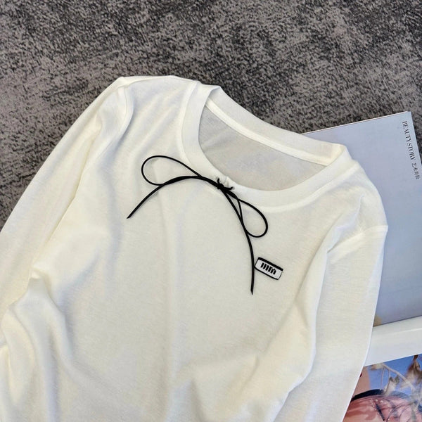 Miu 2026 Long-sleeve T-shirt Cotton 420111