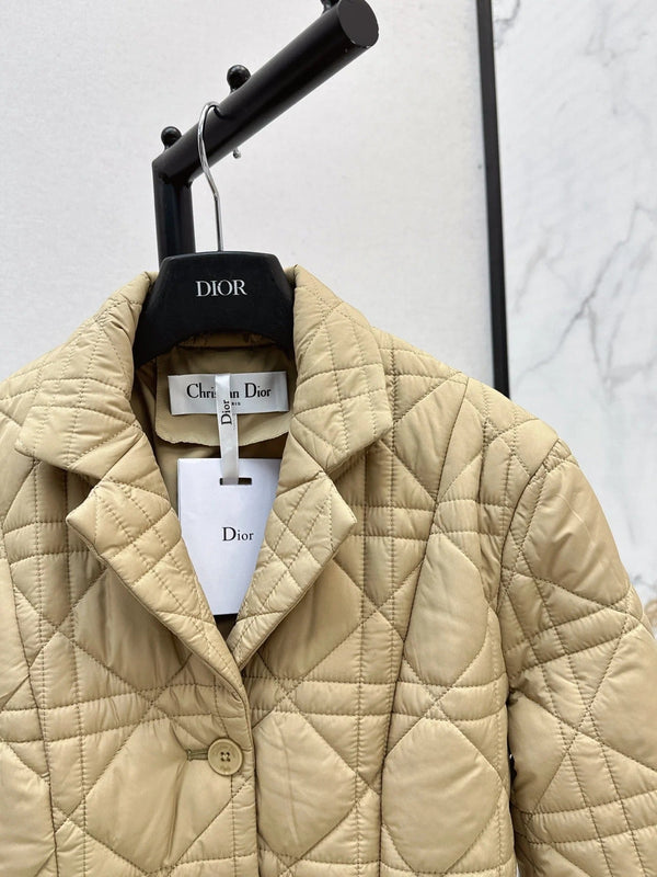 CD 2026 Cannage Quilted Jacket Down Nylon 773944
