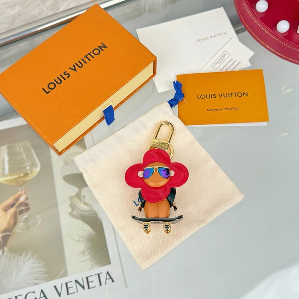 LV Vivienne Skateboarder Bag Charm