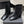 Alaia 2025 Square Toe High Heeled Ankle Boot Black Calfskin 558666