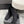 Alaia 2025 Square Toe High Heeled Ankle Boot Black Suede 558668