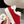 Miu 25 Small Bow Snealer Red White Suede Wool 541922