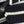 CD 25 Striped Knitted Long-sleeved Top Black Cotton