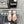PEEP-TOE THICK SOLE SANDALS IN WHITE MIX BRIGHT PINK WOVEN FABRIC