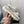 DAD SANDAL IN WHITE MIX LIGHT GOLD TWEED FABRIC