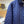 Burberry 25 Quilted Down Jacket Blue Nylon Fabric