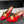 Alaia 25 Azzedine High Heels Mules With Gold Hardware Red Calfskin 293187