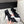 KNIFE KNOT 95MM PUMP IN BLACK STRETCH CUPRO AND NYLON JERSEY