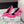 KNIFE KNOT 95MM PUMP IN BRIGHT PINK STRETCH CUPRO AND NYLON JERSEY