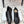 MM Tabi 6-Point Toe Lace-up Shoes Black Calfskin 558423
