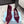 Prad Floral Detail Pumps 5.5cm Burgundy Suede 120980
