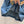 LV 25 News Denim Dress Blue Cotton