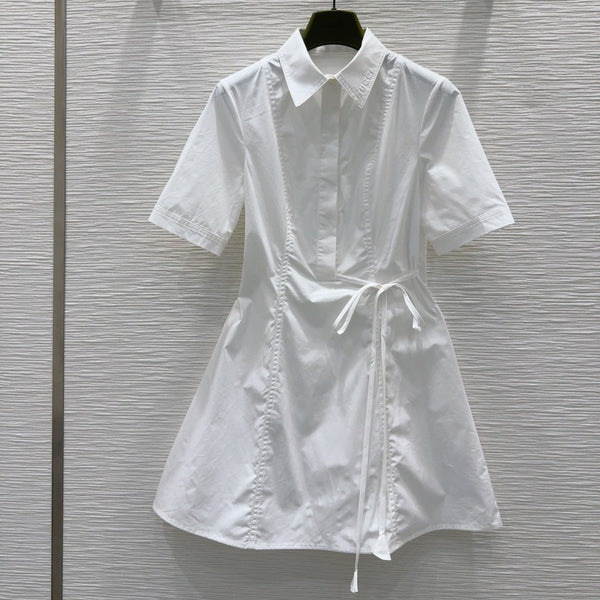 Gucci 2025 Shirt Dress White Cotton