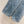 Celine 25 Short-sleeve Denim Dress Blue Cotton