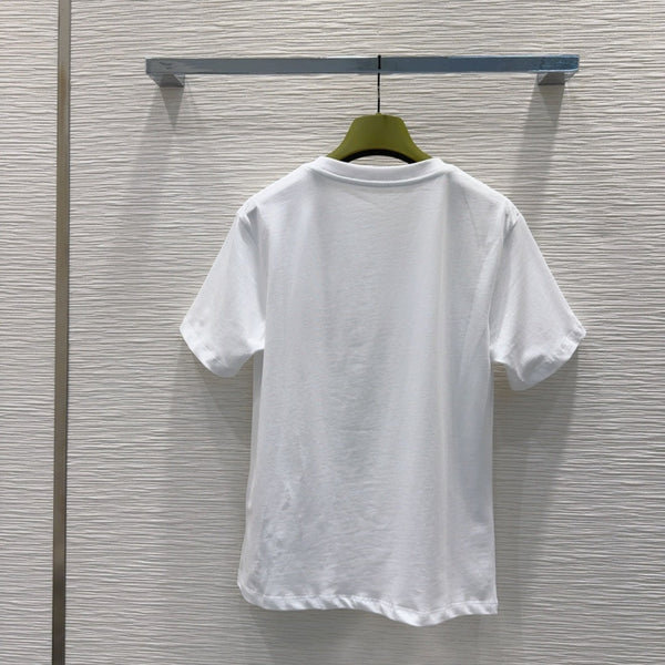 Gucci 2025 Heart T-shirt White Cotton