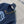 LV 25 Metal Zipper Decoration On The Left Shoulder Dress Blue Cotton