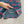 LV 25 Cherry Denim Shorts Blue Cotton