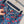 LV 25 Cherry Denim Pants Blue Cotton