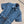 LV 25 Both Muscular Soft Elastic Waist Denim Dress Blue Cotton
