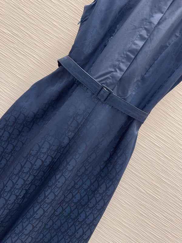 CD Vest Dress Blue Polyester 394945