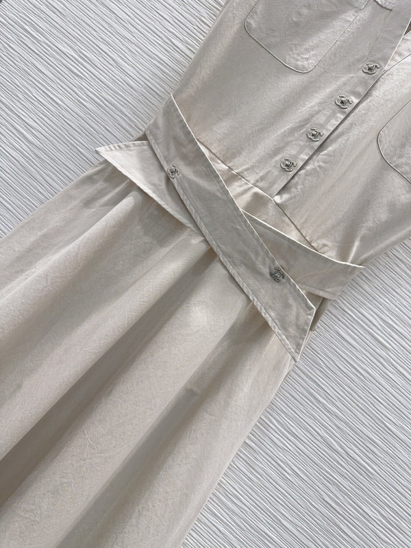 CC 26s Long Dress Denim 395037