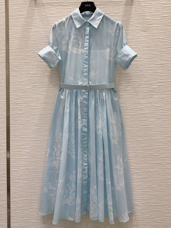 CD 2026 Dress Blue Cotton 627310