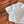 Celine 25 Wide Shoulder with Gold Metal Button White Cotton