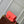 Wallet On Chain LV Bloom 20cm Red Calfskin 250363