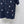 CD SS26 Embroidered Knit Polo Shirt Bird Rose Navy Blue Cashmere 351083