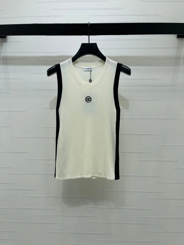 CC 2026 Color-blocked Knit Vest Tencel 390651