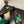 CC 25 Platform Slide Green Cloth Sheepskin 334743