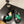 CC 25 Platform Slide Green Cloth Sheepskin 334743