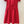 CD 25 Round Neck Raglan Sleeve Dress Red Polyester
