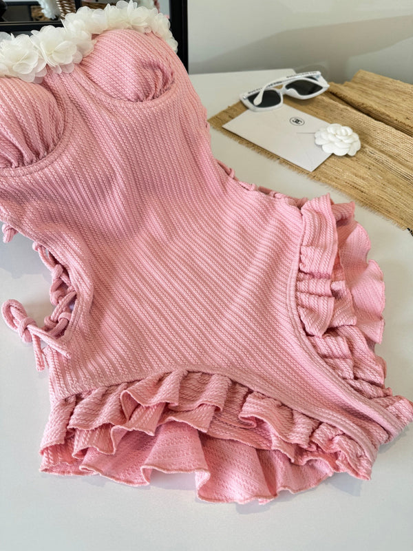 Miu Miu Bikini Pink Cotton 185842