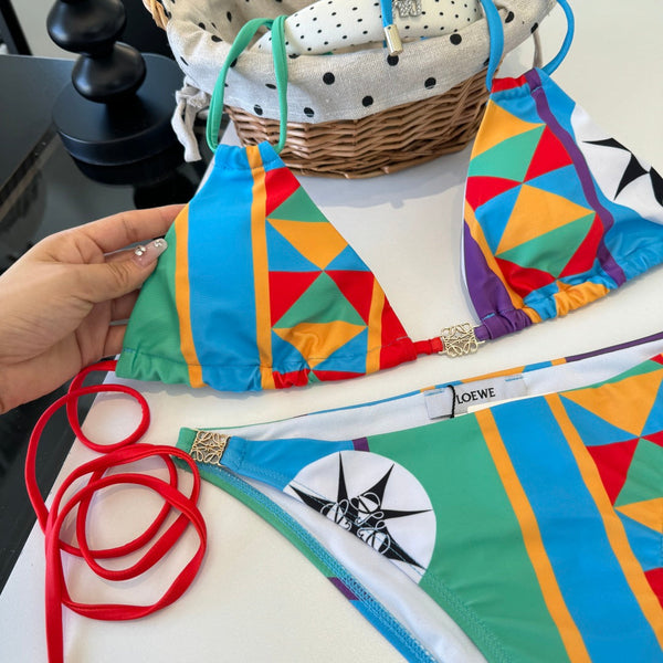 Loewe Two-Piece Bikini Colorful 203026