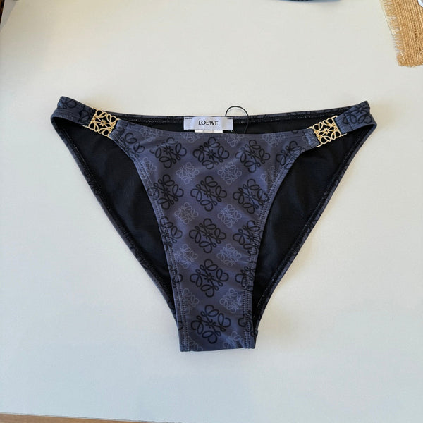 Loewe Two-Piece Bikini Navy Blue 203030