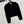 Chanel 2025 Polo Neck High-Waisted Short Knit Cardigan Black Wool