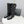 CC 26s Tweed Trim Knee High Boots Black Suede Quilted Shearling 167512