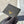 Pra Gold Logo-Stamp Card Holder Black Saffiano Leather