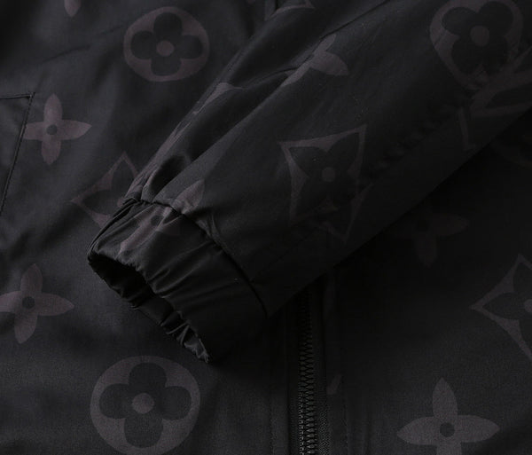 LV BLACK MONOGRAM HOODED JACKET 238975
