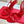 Valentino Fetishique Sandal 10.5cm Red Suede 702288