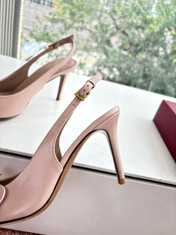 VT 26s Butterfly Slingback Pink Leather 604039