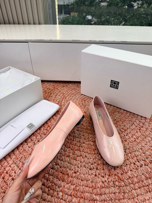 Totem Ballerinas Light Pink Glossy Leather 760432